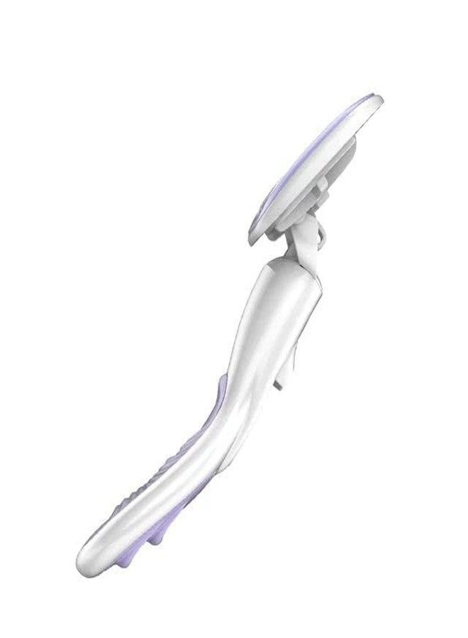 YESVIYA Mini Ultra Smooth Hair Removal Razor for Women - 4 Stainless Steel Blades with Travel Case | Body Shaving Kit for Smooth Skin | Personal Care Tool (Pack of 1, Multicolor) - Image 5